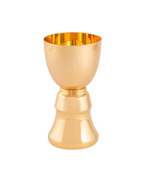 CÁLICE 11CM DE ALTURA DOURADO