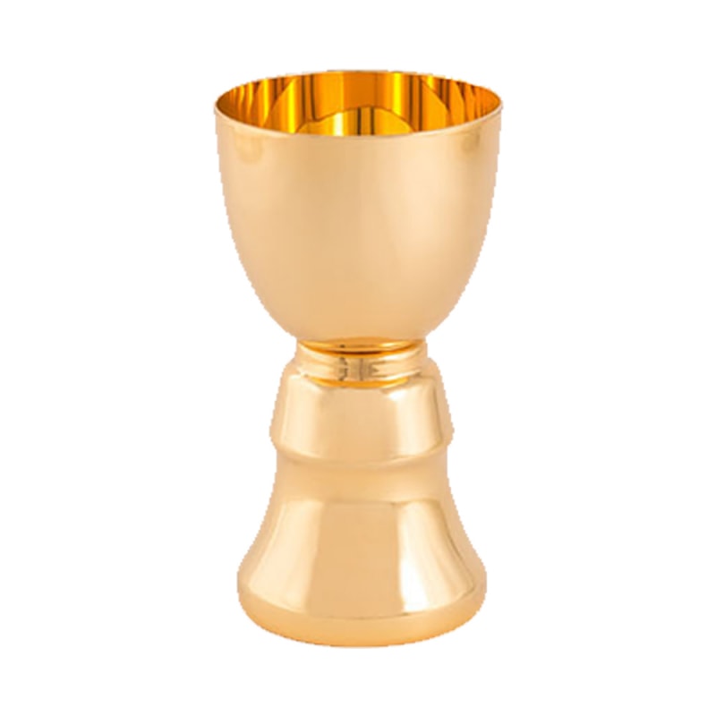 CÁLICE 11CM DE ALTURA DOURADO