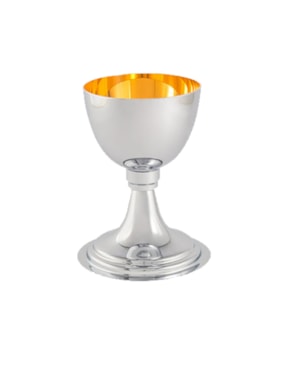 CÁLICE 12,7CM DE ALTURA DOURADO INTERNO