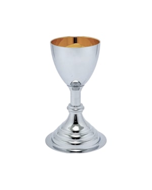 CÁLICE 12CM DE ALTURA DOURADO INTERNO