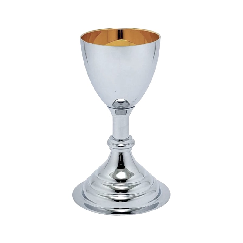 CÁLICE 12CM DE ALTURA DOURADO INTERNO