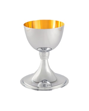 CÁLICE 14CM DE ALTURA DOURADO INTERNO