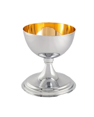 CÁLICE 14CM DE ALTURA DOURADO INTERNO