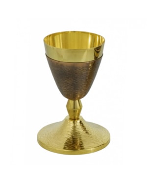 CÁLICE 16 DE ALTURA DOURADO