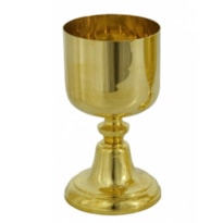 CÁLICE 18CM DE ALTURA DOURADO