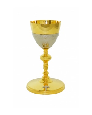 CÁLICE 21 CM - DOURADO
