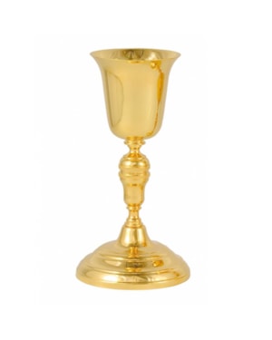 CÁLICE 22CM DE ALTURA DOURADO