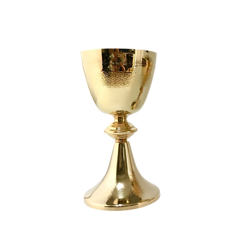 CALICE DOURADO 20,5CM DE ALTURA