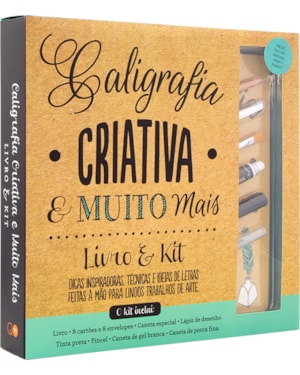CALIGRAFIA CRIATIVA E MUITO MAIS: LIVRO E KIT