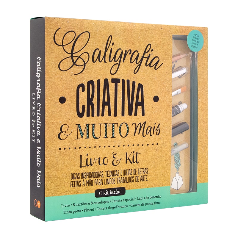 CALIGRAFIA CRIATIVA E MUITO MAIS: LIVRO E KIT