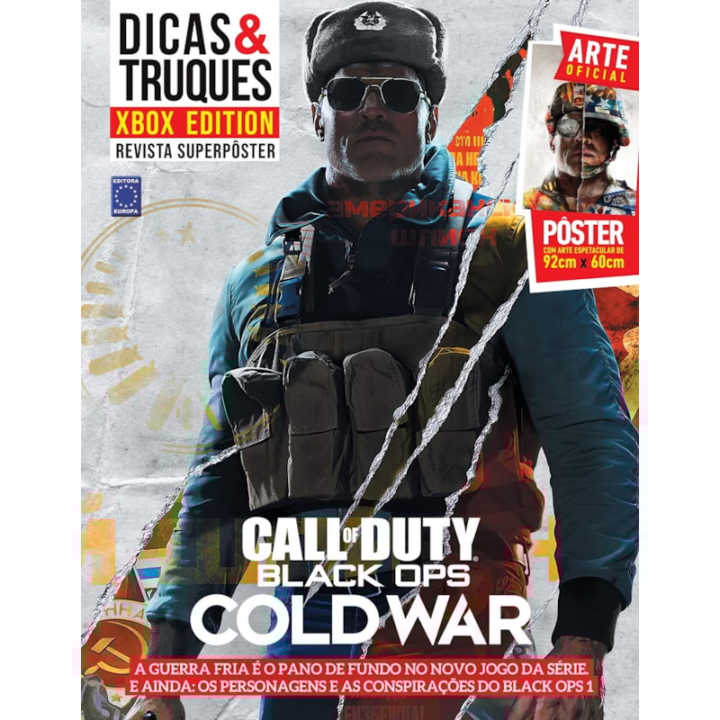 CALL OF DUTY: BLACK OPS COLD WAR - SUPERPÔSTER DICAS E TRUQUES XBOX EDITION