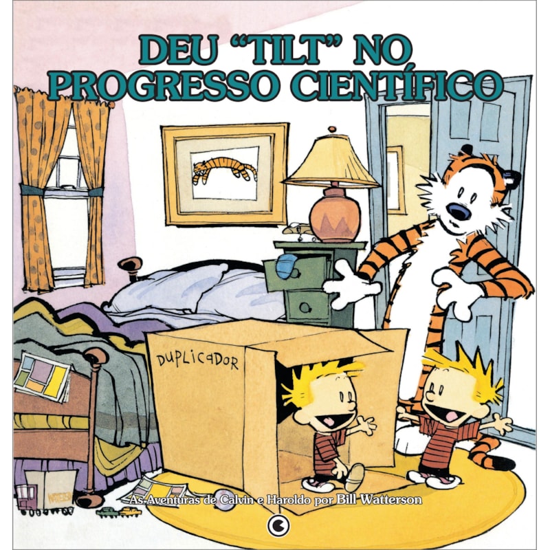 Calvin & Haroldo - Deu "tilt" no progresso científico