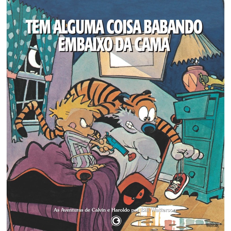 Calvin & Haroldo - Tem alguma coisa babando embaixo da cama