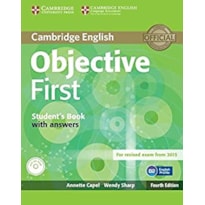 CAMBRIDGE ENGLISH OBJECTIVE FIRST SB WITH ANSWERS & CD-ROM - 4TH ED