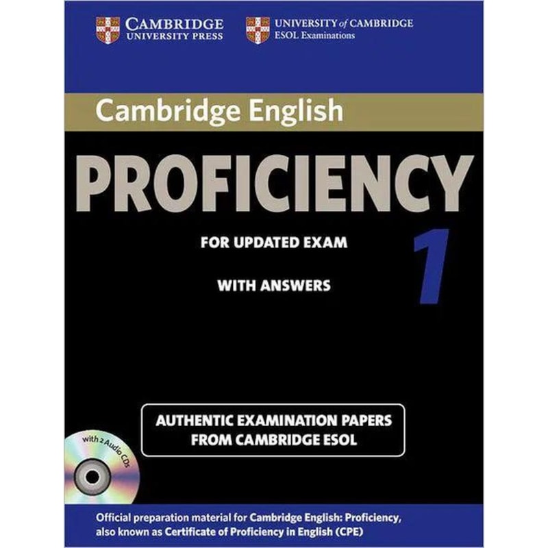 CAMBRIDGE ENGLISH PROFICIENCY 1 FOR UPDATED EXAM SELF-STUDY PACK