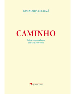 CAMINHO: EDIÇÃO COMENTADA
