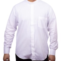 CAMISA CLEGYMAN CONFORT BRANCA N.3 MANGA LONGA