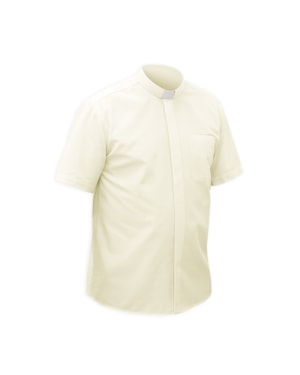 Camisa Clerical Mc Bege 46