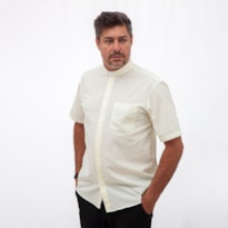Camisa Clerical Mc Bege 47