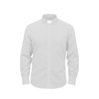 Camisa Clerical Ml Branco 41