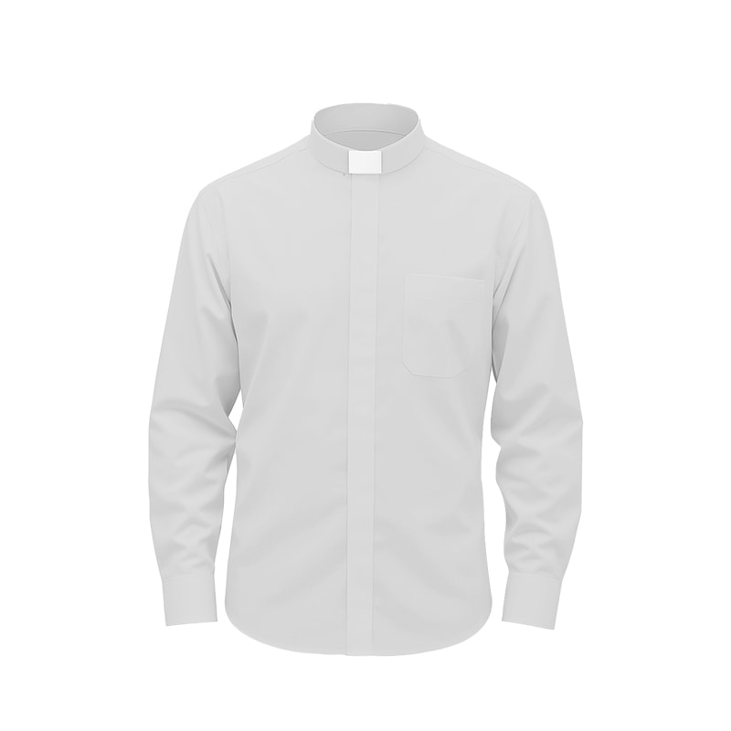 Camisa Clerical Ml Branco 42