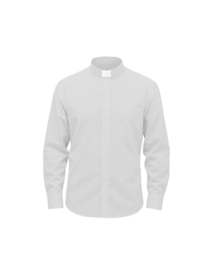 Camisa Clerical Ml Branco 48