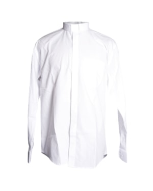 CAMISA COLARINHO ROMANO BLEND MANGA LONGA TAMANHO 02 BRANCA
