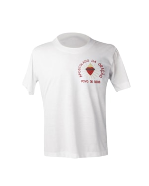 CAMISETA APOSTOLADO DA ORAÇÃO TAMANHO G SEM BOTÃO MANGA CURTA