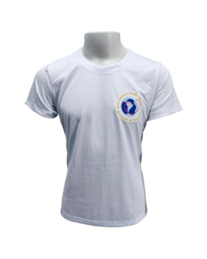CAMISETA APOSTOLADO REDE MUNDIAL DA ORAÇÃO COM BOTÃO MANGA CURTA -M