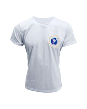 CAMISETA APOSTOLADO REDE MUNDIAL DA ORAÇÃO SEM BOTÃO MANGA CURTA - M