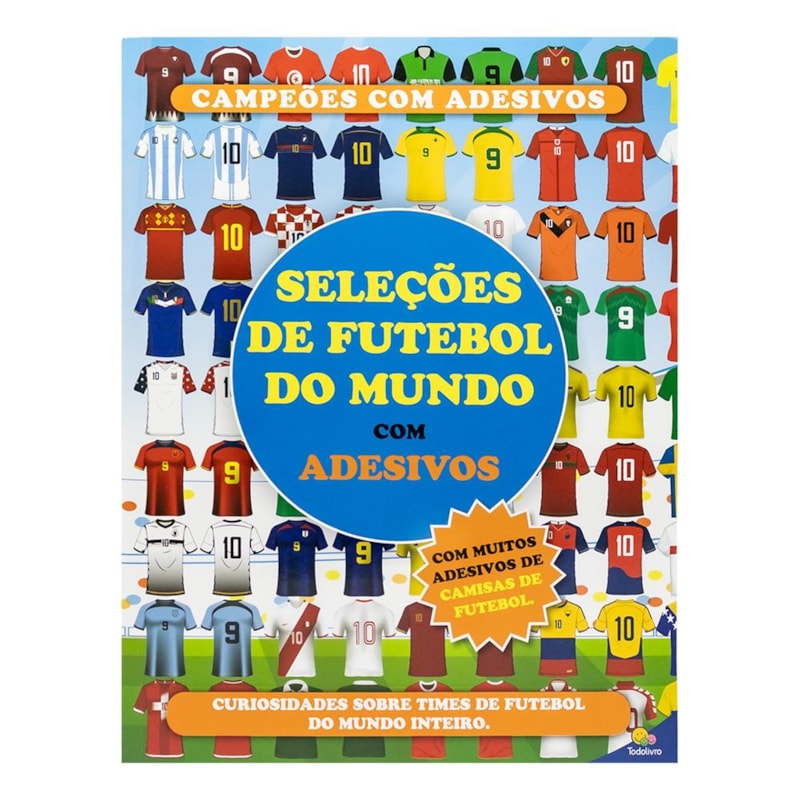 Campeões com Adesivos: Seleções de Futebol do Mundo