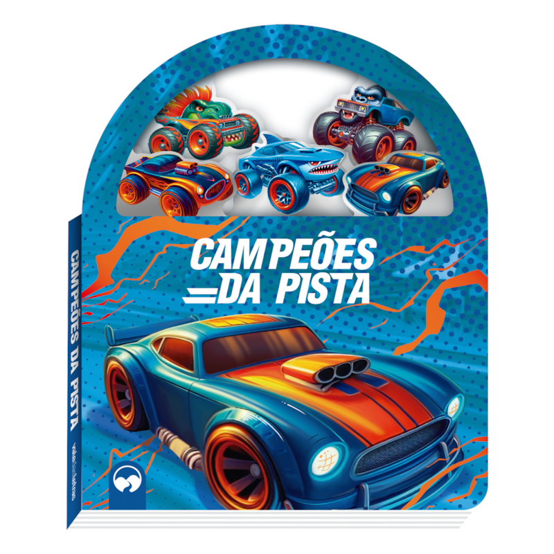 CAMPEÕES DA PISTA: LIVRO MALETA DIVERTIDA COM RECORTES ESPECIAIS
