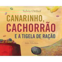 CANARINHO, CACHORRÃO E A TIGELA DE RAÇÃO