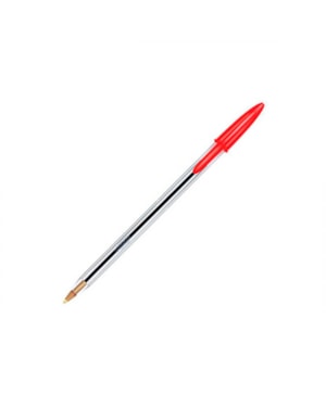 CANETA BIC ESFEROGRAFICA CRISTAL 1.0 MM VERMELHA