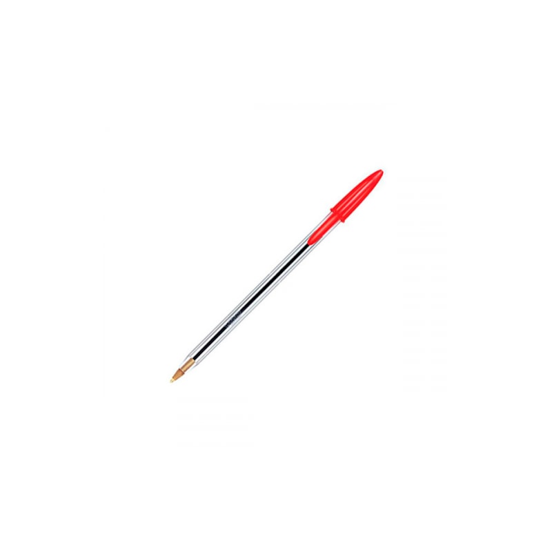 CANETA BIC ESFEROGRAFICA CRISTAL 1.0 MM VERMELHA