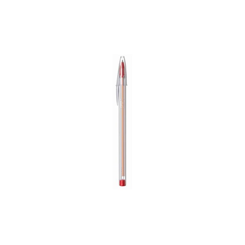 CANETA BIC ESFEROGRAFICA CRISTAL FINA 0.8 MM VERMELHA