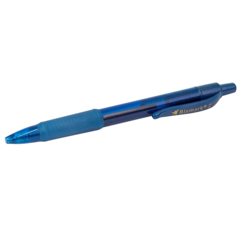 CANETA BISMARK ESFEROGRAFICA 1.0 AZUL PRETA VERMELHA