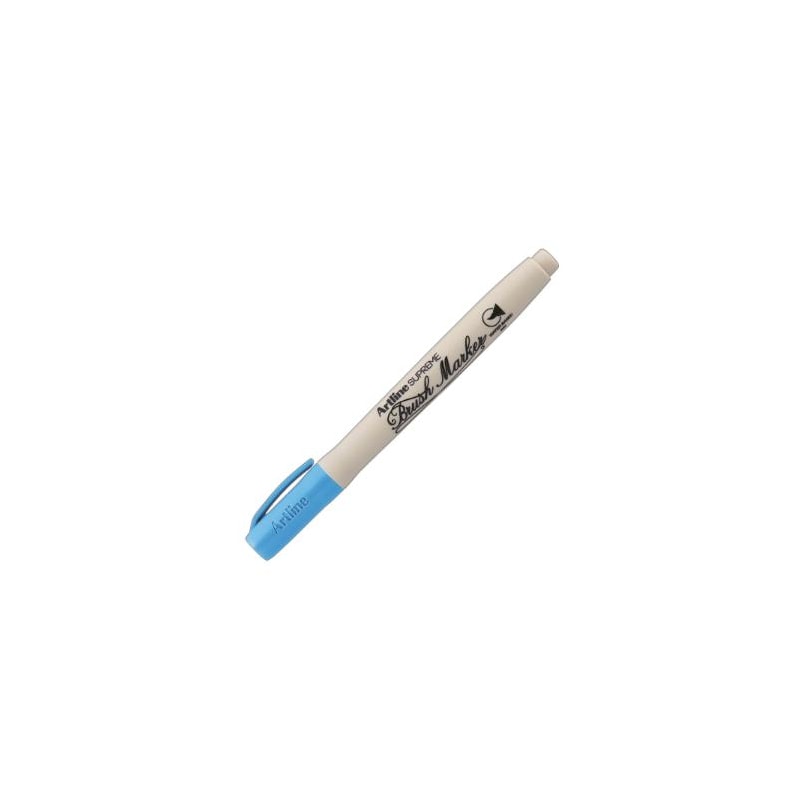 CANETA BRUSH ARTILINE AZUL CLARO