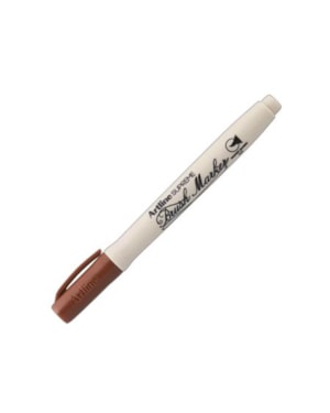 CANETA BRUSH ARTILINE MARROM