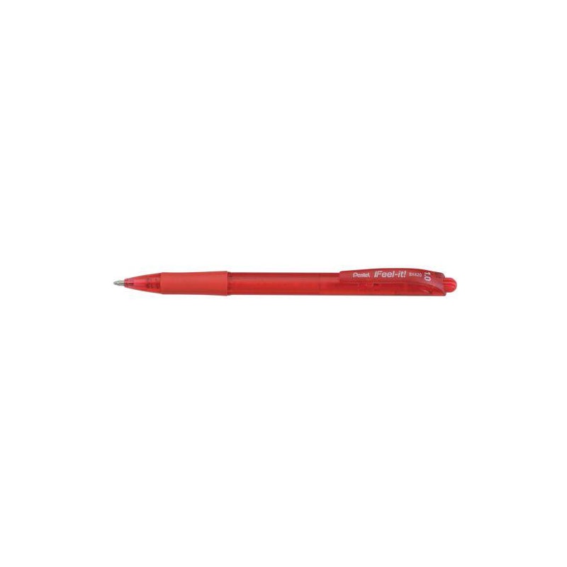 CANETA ESFEROGRÁFICA PENTEL 1.0 VERMELHA