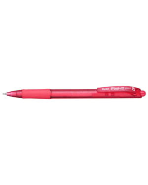 CANETA ESFEROGRAFICA PENTEL RETRATIL 0.7 VERMELHA BK417-B