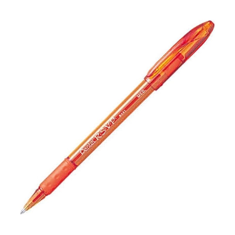 CANETA ESFEROGRAFICA PENTEL RSVP 1.0 LARANJA