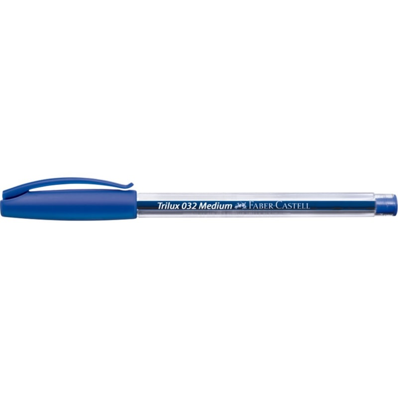 CANETA FABER CASTELL ESFEROGRAFICA 1.0 MM AZUL