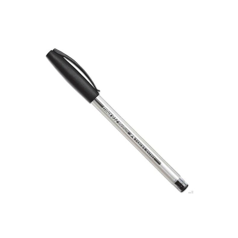 CANETA FABER CASTELL ESFEROGRÁFICA TRILUX  1.0 MM PRETA