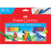 CANETA FABER CASTELL HIDROGRAFICA COM 24 CORES