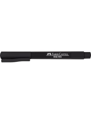 CANETA FABER CASTELL HIDROGRAFICA FINE PEN 0.4 MM PRETA