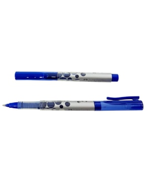 CANETA FABER ROLLER FREE INK 0.7 MM AZUL
