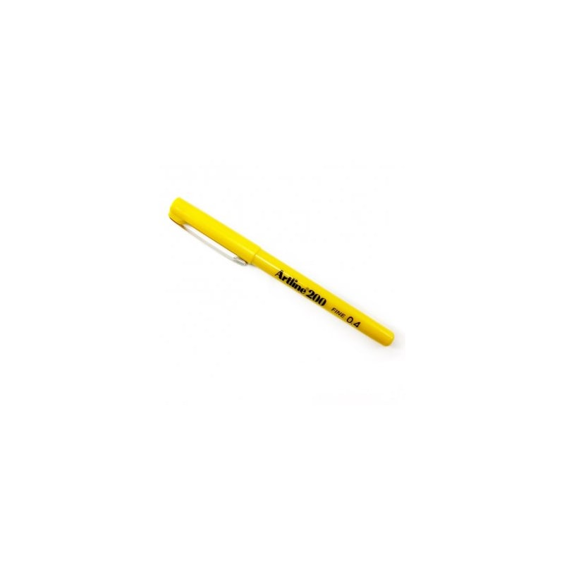 CANETA FINE 0.4 - AMARELO