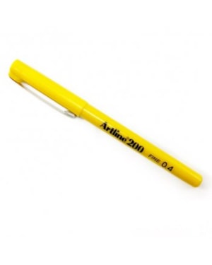 CANETA FINE 0.4 - AMARELO
