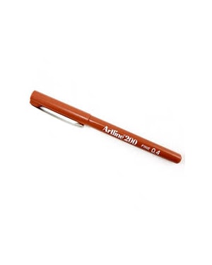 CANETA FINE 0.4 - MARROM